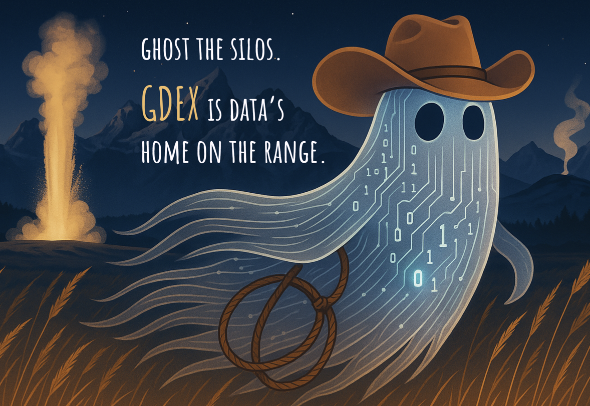 Ghost the silos. GDEX is data's home on the range.